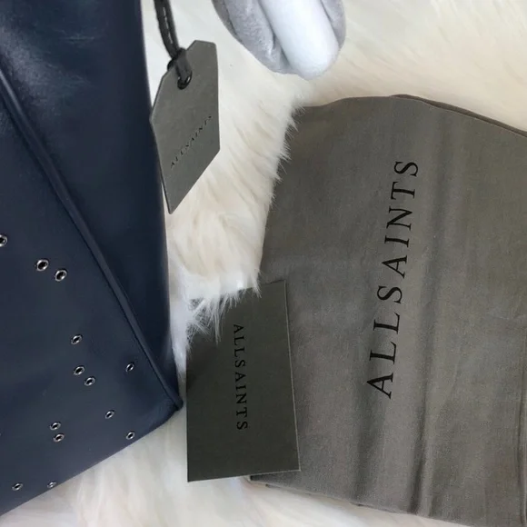 All Saints Junai Leather Bag - Picture 7 of 8